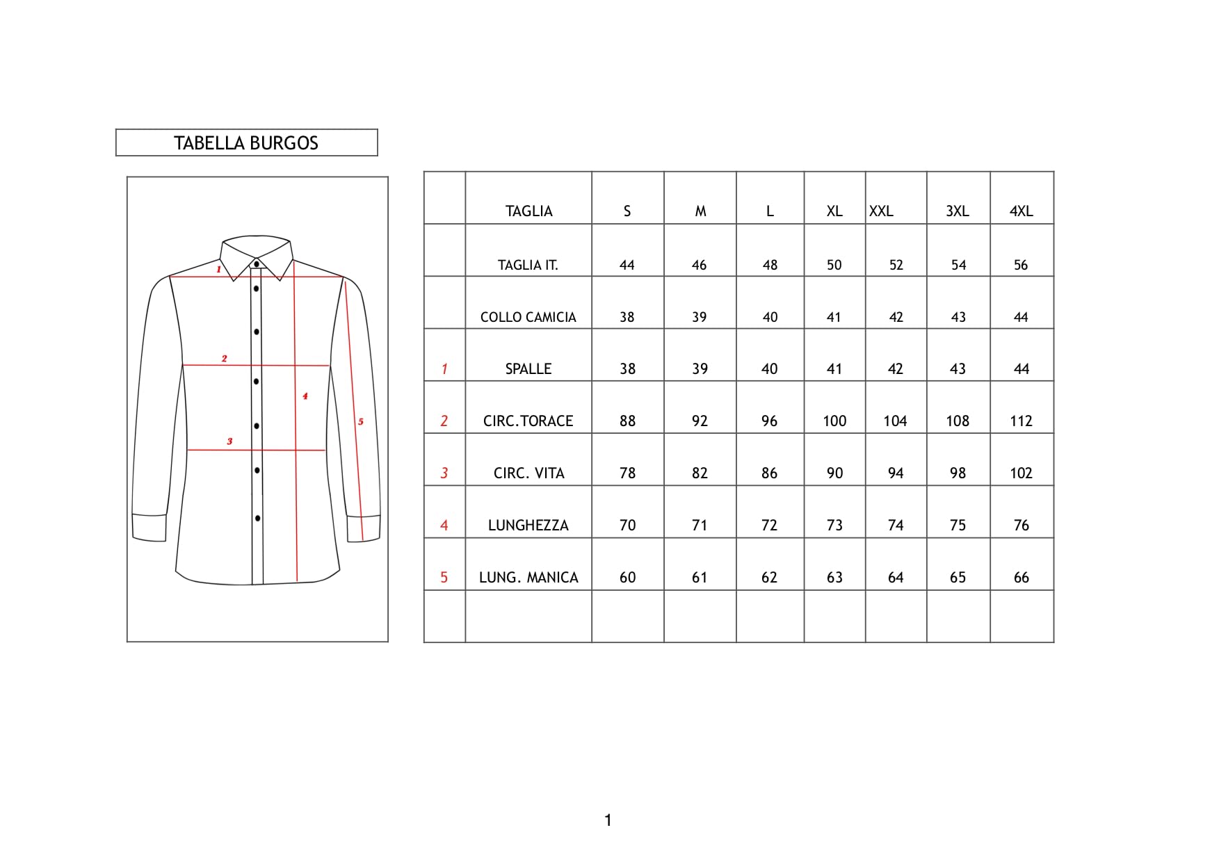 Camicia Uomo con Spacchi Laterali per Danza Latino Americano e Standard
