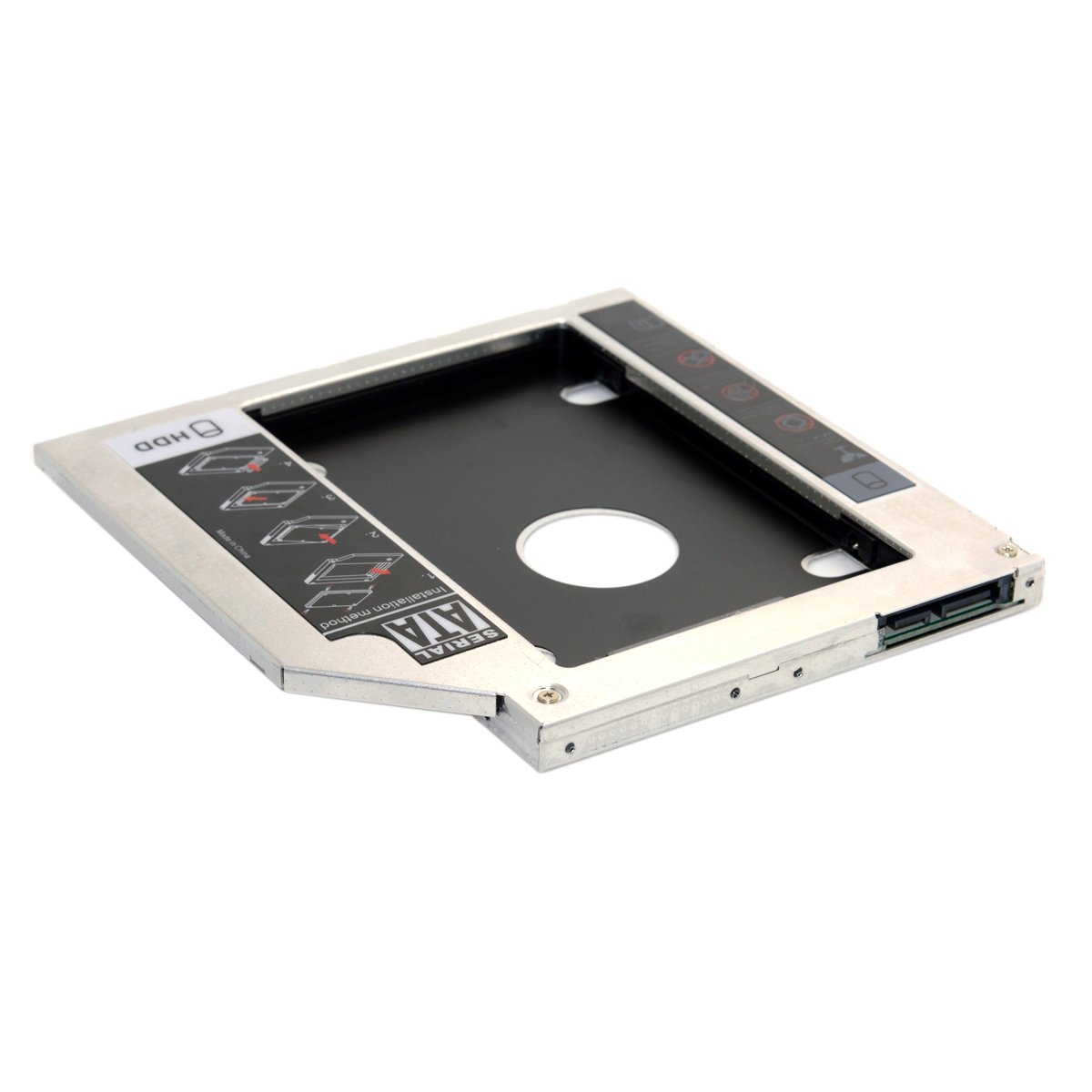 Hard Drive SATA 2nd HDD Caddy Tray For Unibody 12.7mm Laptop CD/DVD-RO - View #7