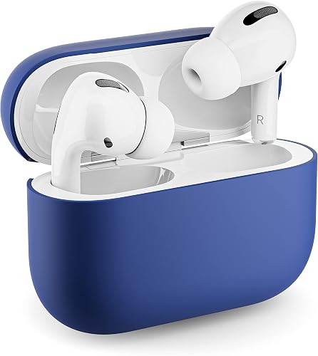 Kluck® Coque de protection en silicone pour Apple Airpods Pro avec chiffon en microfibre Bleu - 1