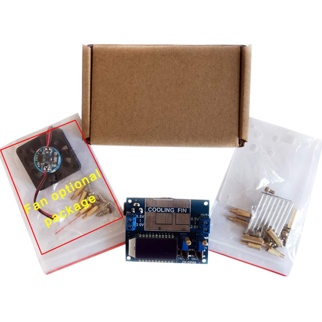 Buy Adjustable Buck-Boost Power Module with Fan, Boost Buck Voltage ...