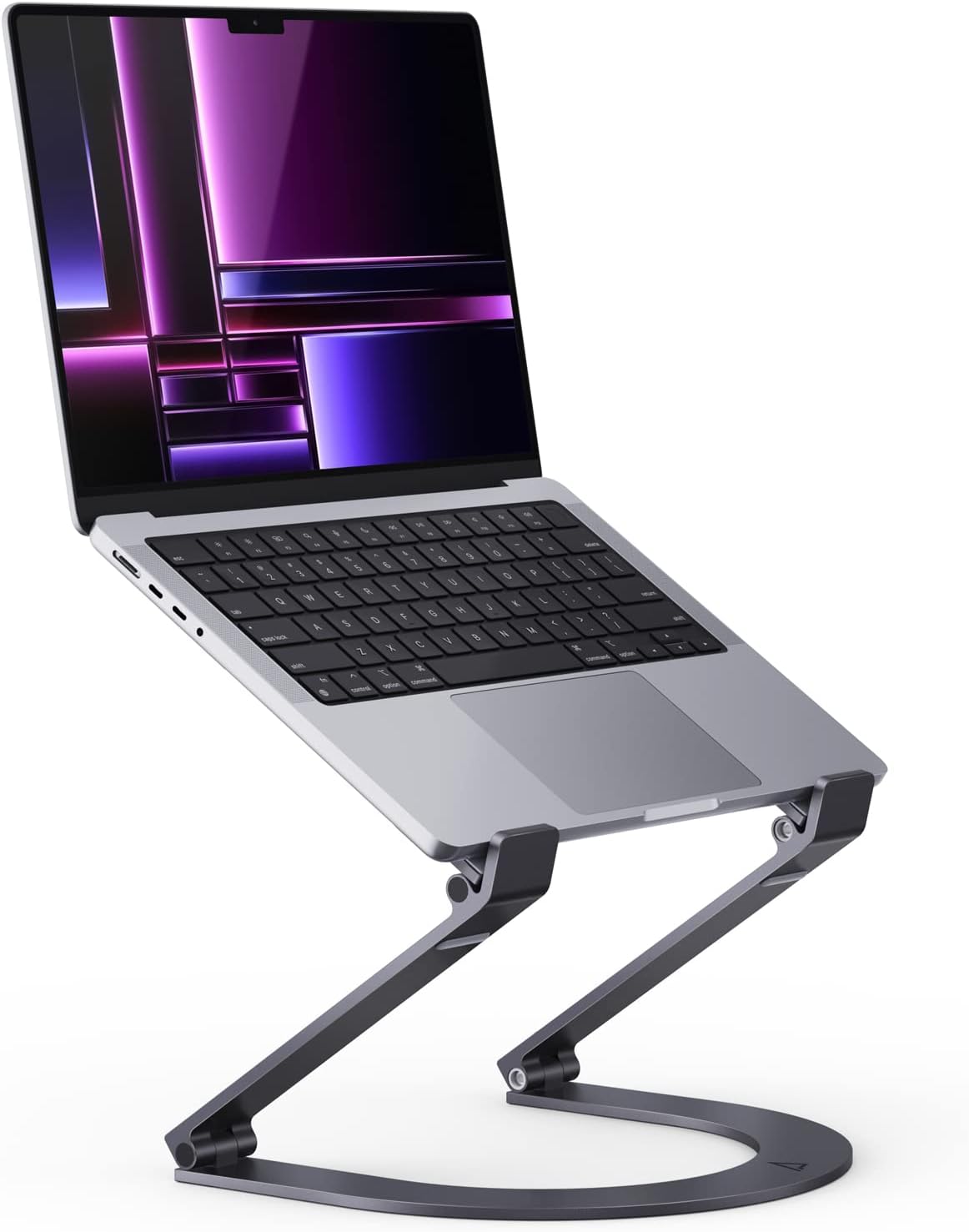 Laptop Ständer Höhenverstellbar, Faltbarer Laptop Stand aus Aluminiumlegierung
