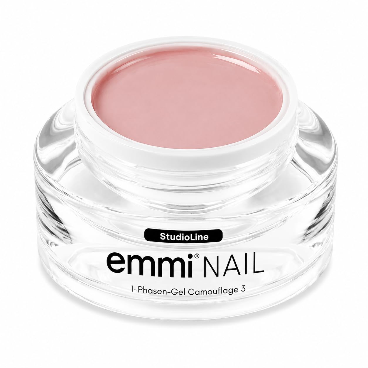 Emmi-Nail Studioline 1-Phasen-Gel Camouflage -3-15ml – LED UV All-In-One Gel – Grundierung, Aufbau & Versiegelung – Mittelviskos, selbstglättend & stark deckend – Perfekt für Gelmodellage, vegan