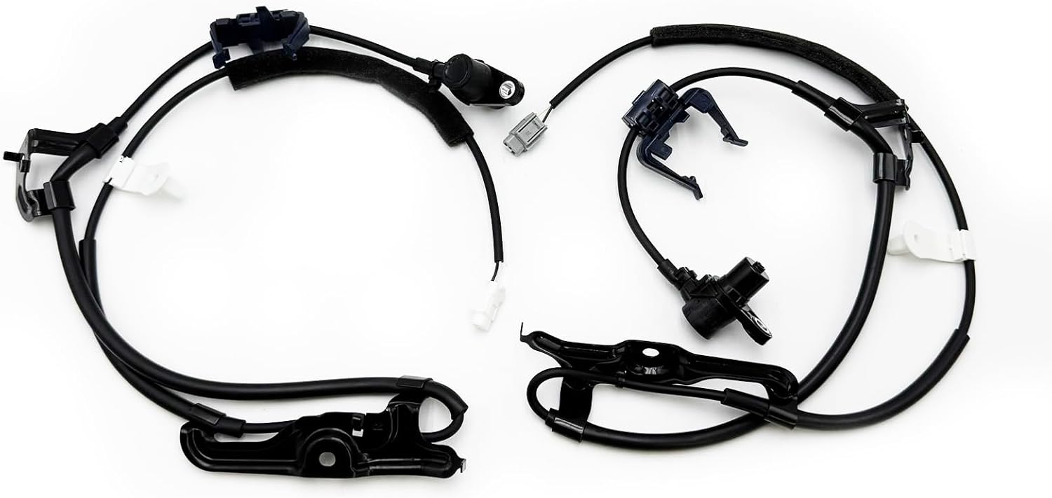 2Pcs Front Left and Right ABS Wheel Speed Sensor Compatible with Toyota 2004 2005 2006 2007 2008 2009 2010 Sienna V6 3.3L 3.5L Front Driver and Passenger Side Replaces 89543-08030 89542-08030