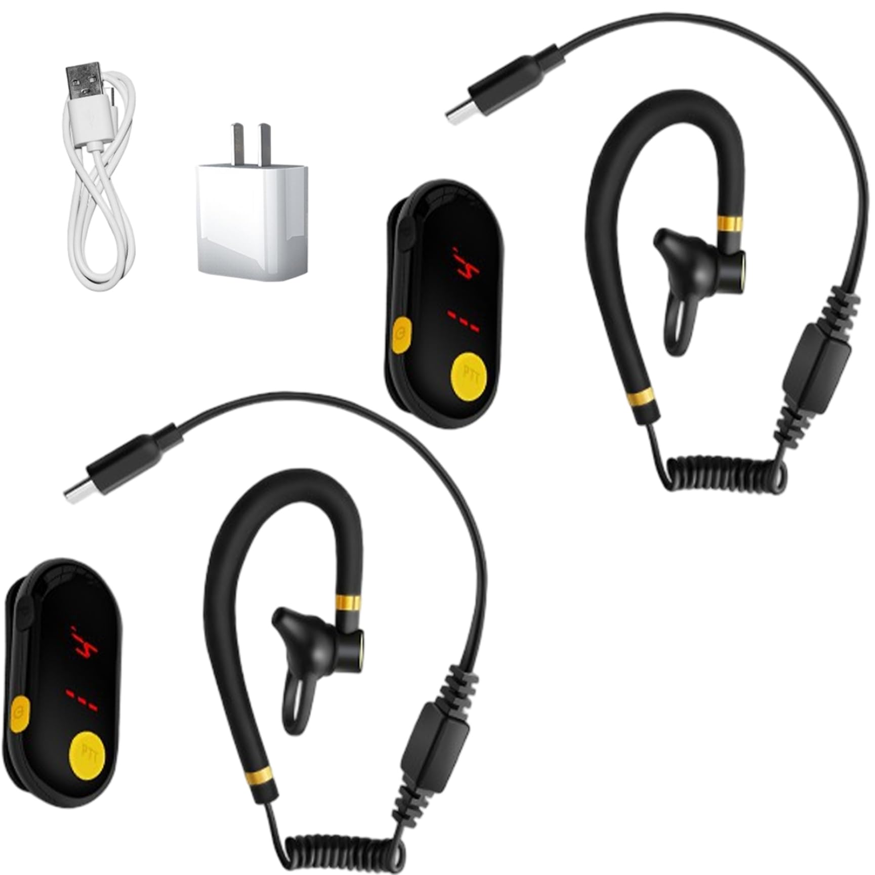 Mini Walkie Talkie, 2 PCS Mini Walkie Talkies, Transceptor Portable FM Pequeños Talkies para restaurantes, supermercados, Hospital, Turismo, Impermeable