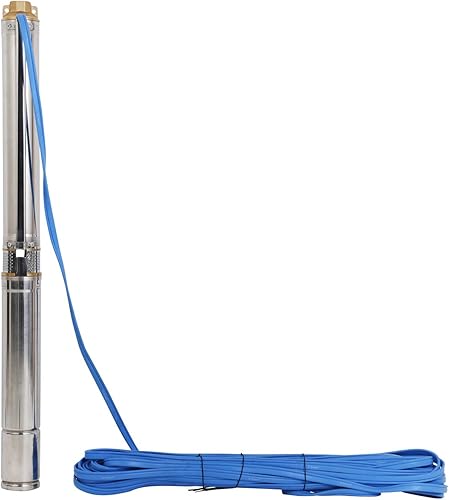 Miniatura 5 de Bombas sumergibles 3 "OD Pipe 220-240V60HZ 0.37KW 0.5HP Acero inoxidable 1" Salida Bomba sumergible de pozo profundo Bomba de pozo profundo con caja