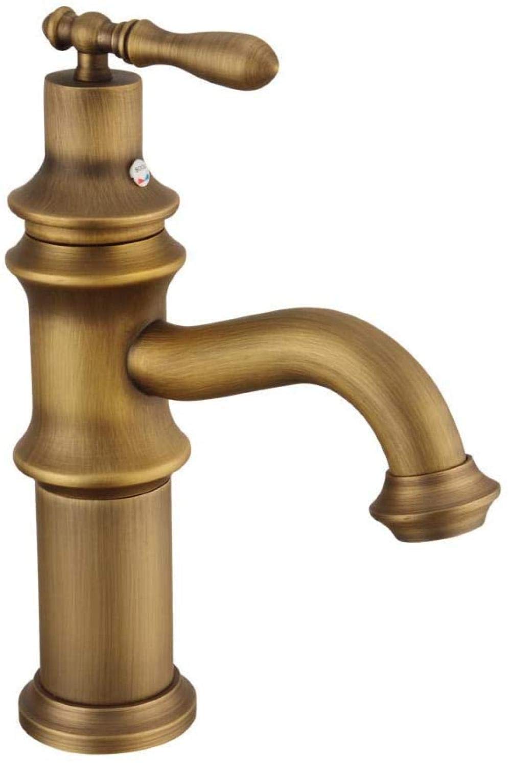 Robinet retro en laiton ancien mitigeur de salle de bain de style vintage luxe