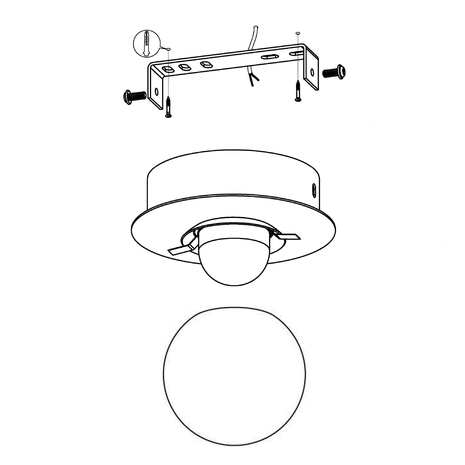 Eglo LED Plafonnier Mosiano, Applique murale salle de bain, Lampe de salle | de bain en acier inoxydable chromé et verre opalin mat blanc, LED pour pièces humides lumière blanc chaud, IP44, Ø 11 cm