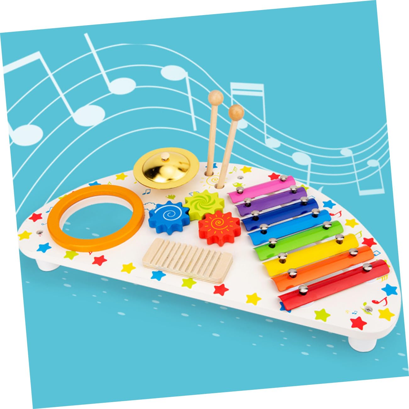 Xilófono de Madera, 1 Juego, Juguete Musical para Niños