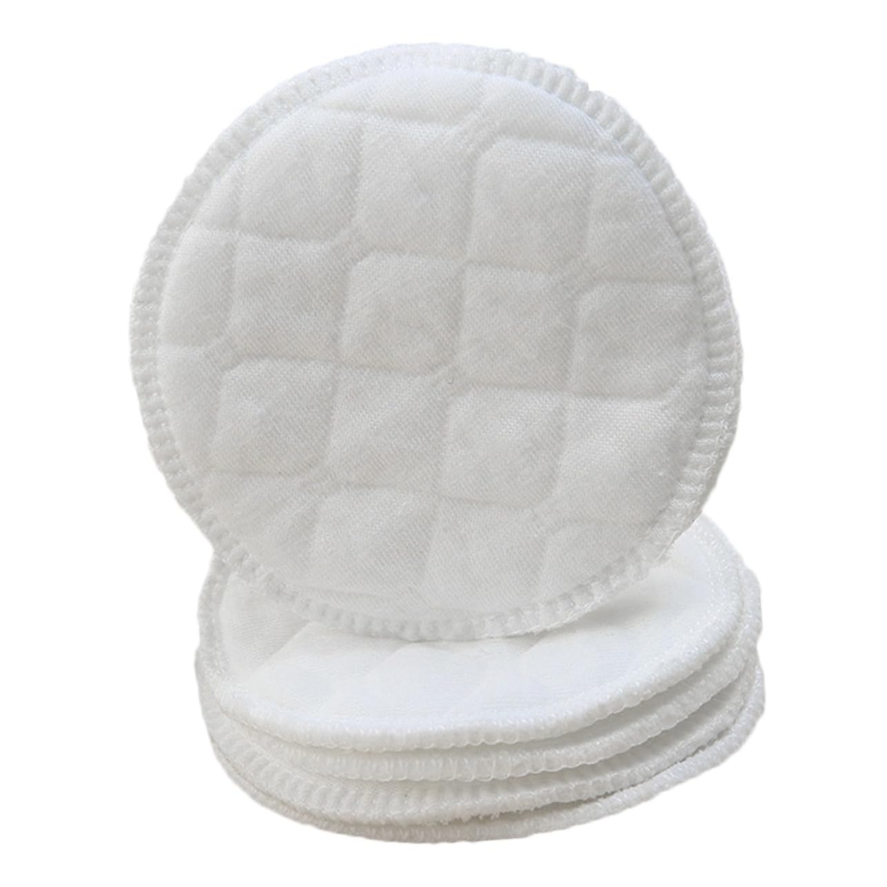 Coppette Assorbilatte Anti-perdita 100 Pezzi Bianco Cotone | Riutilizzabili, per Nursing e Feeding, per Madre Postparto, Supporto Asciutto, Formato 100 Pezzi
