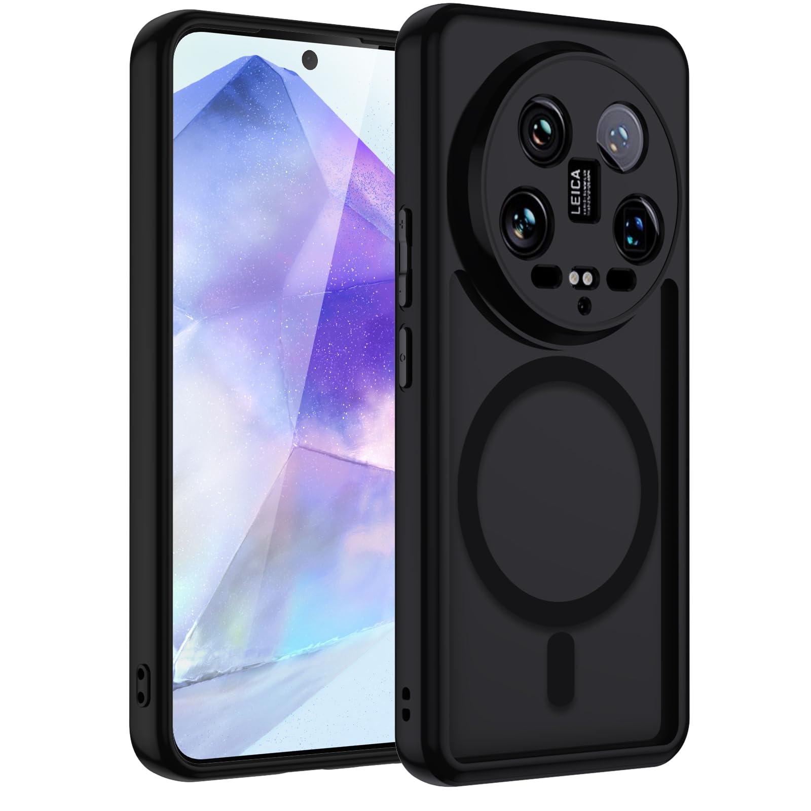 SEAHAI Cover per Oppo Find X5 Lite, [Militare Anti-Caduta] Cornice Paraurti in Silicone Morbido Ultra Sottile Custodia, con Supporto Pieghevole Nascosto Kickstand - Blu