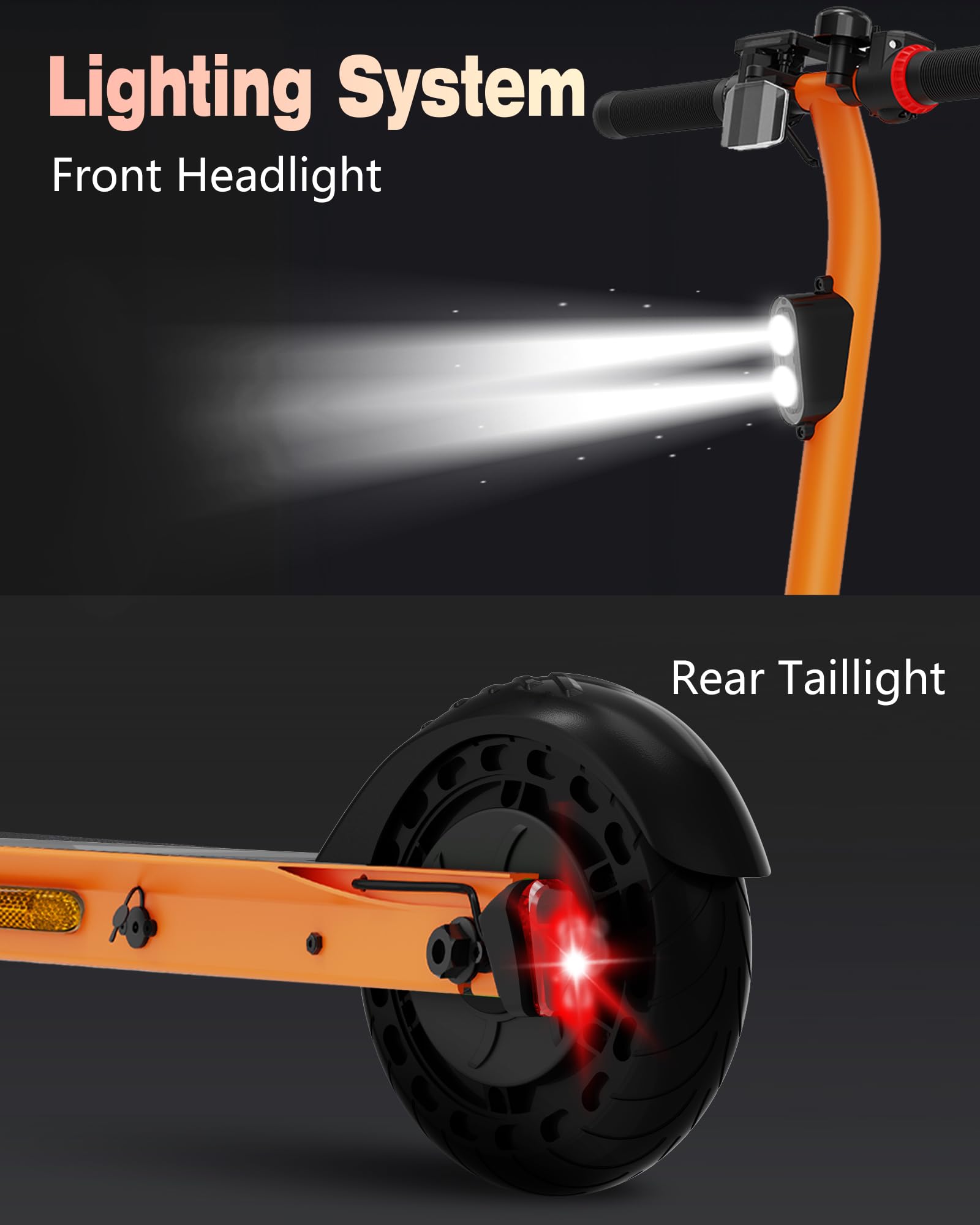 QNQ Elektrische Step voor Volwassenen - 8,5 inch Opvouwbare Elektrische scooter, Bereich 25-30 km met APP-verbinding, 350 W Motor met Dubbele Remsysteem,elektrische voor volwassenen (Rood