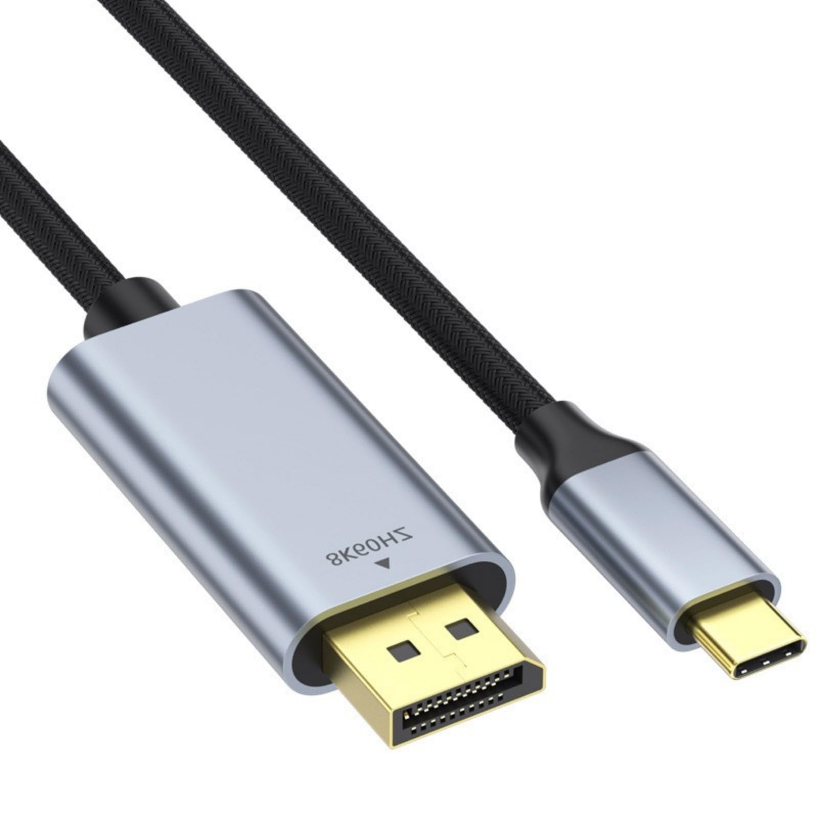 Câble type C vers DP1.4 pour câble adaptateur de jeu vidéo fluide haute résolution 8K60Hz