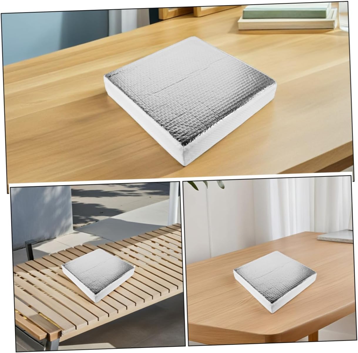 VOSAREA 2pcs Rv Vent Insulator for Skylights Aluminum Foil Sunshade Cover Prevents Heat Transfer Airflow Fits Standard Rv Vents Easy to Install Uv