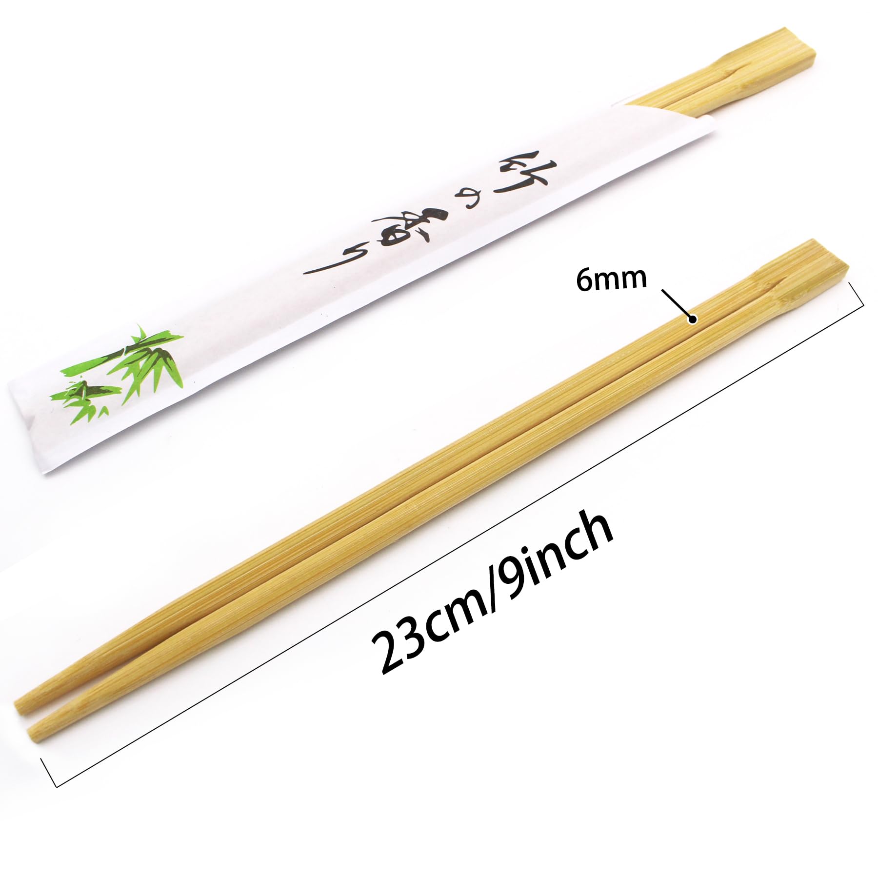 Bamboo Chopsticks - 100 Pairs, Splinter-Free -3