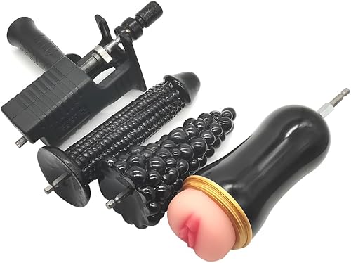 Miniatura 1 de Consoladores de punto G con conector giratorio de taladro, masturbador masculino, adaptador de taladro eléctrico para empuje sexual automático, kit