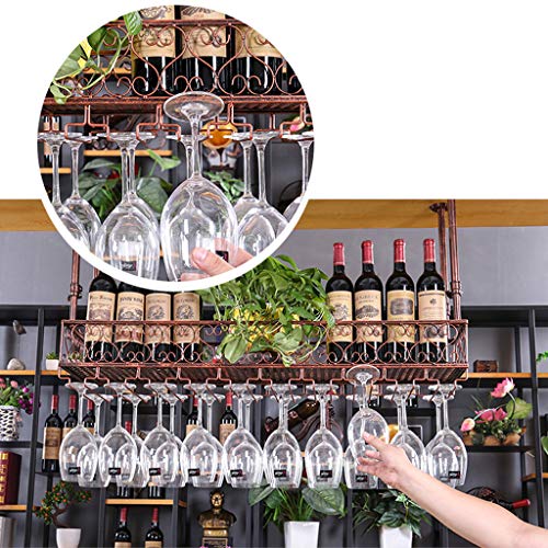 Porte-bouteilles bronze de prestige avec support verres