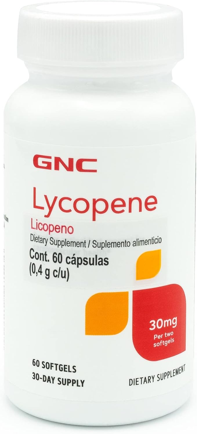 GNC, Lycopene 30 mg, 60 Cápsulas Salud y Cuidado Personal