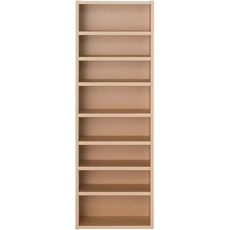 無印良品 パルプボードボックス・マルチラック/ベージュ 幅37.5×奥行17.5×高さ109cm 18121724