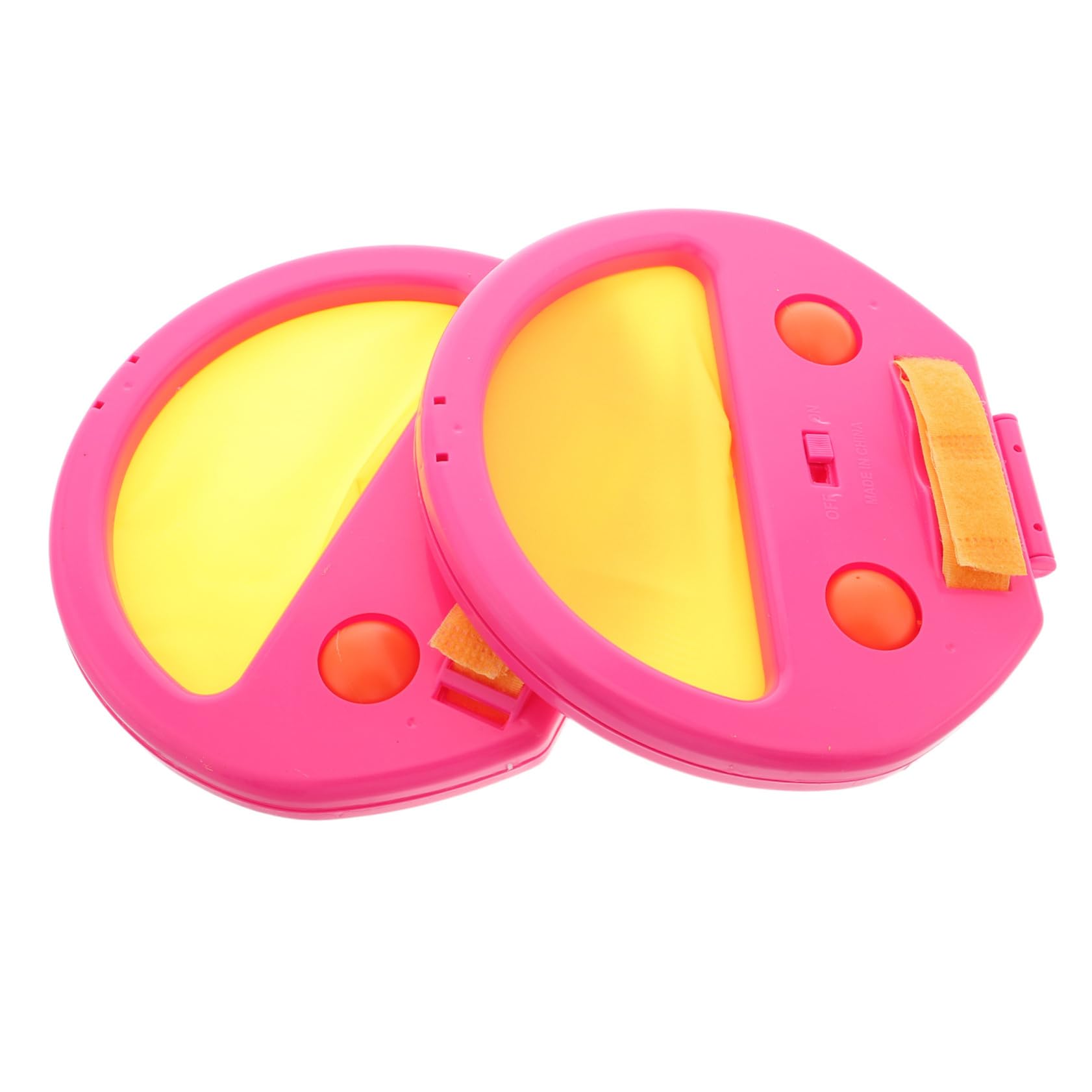 Totority Outdoor Fitness Boys and Girls Racket Set 2 Pack Hand Grip Paddle Rackets Toss and Catch Balls Game for Boys and Girls