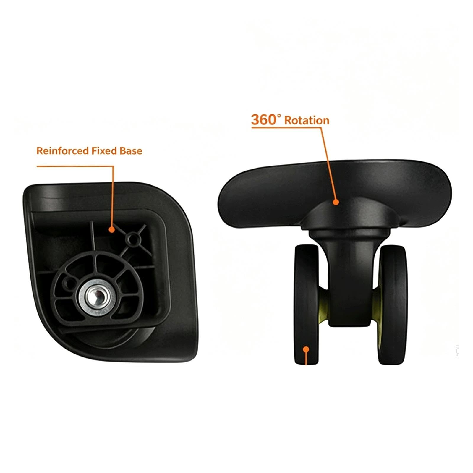 Roues de rechange for bagages,roulette pivotante for valise silencieuse