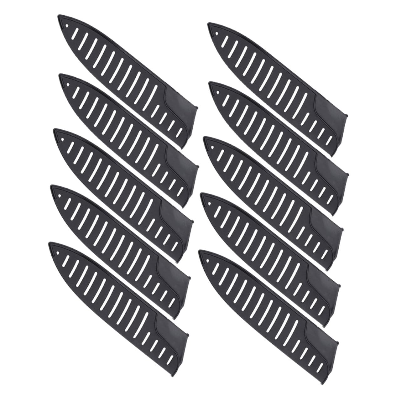 BESTYASH 10pcs 8 Inches Knife Protector Sleeve Pancake Knife Plastic Cutter Guard for Kitchen Protector Cut and Puncture Resistant Food Safe