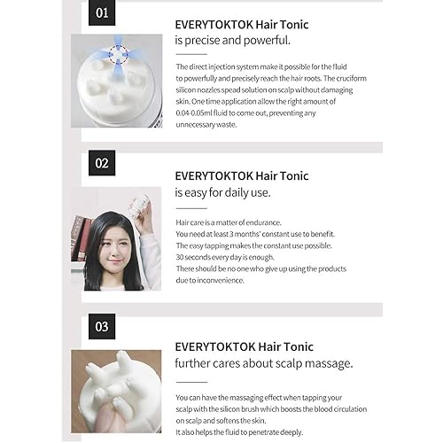 Miniatura 5 de EveryTokTok Tónico capilar antipérdida de cabello premium - Suero líquido para el crecimiento del cabello fortalece la raíz del cabello, mitiga los