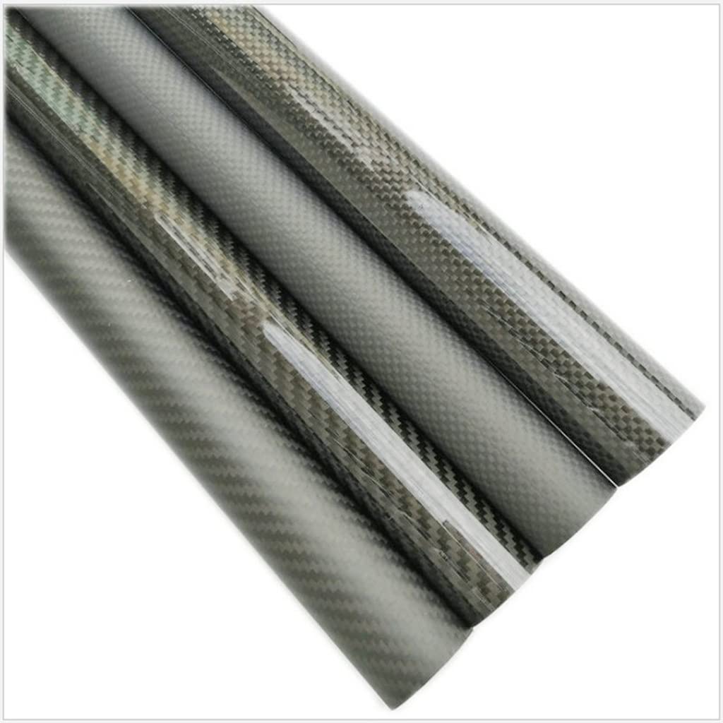 Rura z czystego włókna węglowego 3K o długości 500 mm błyszcząca powierzchnia dla modelu samolotu ramię drona RC samolot rama pręt(12x8x500x2pcs)