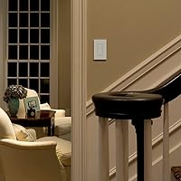 Vista 3 de Lutron Maestro Digital Switch, 8A Single Pole/Multi Location, MA-S8AM-WH, White Blanco