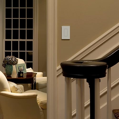 Miniatura 3 de Lutron Maestro - Interruptor digital 8A de un solo polomultiubicación MA-S8AM-WH blanco