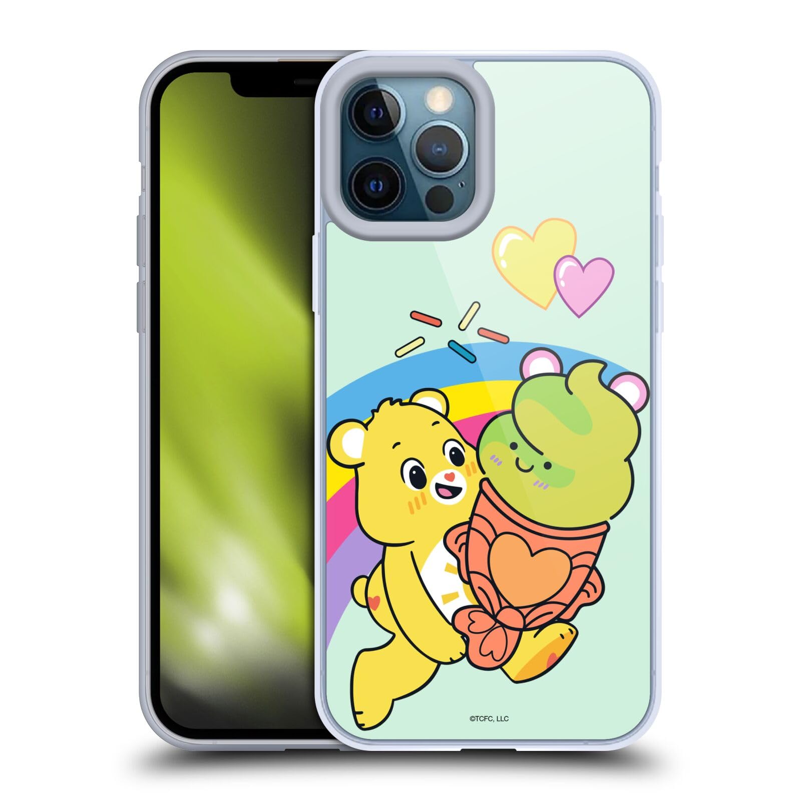 Funda de gel silicona compatible con iPhone 12 Pro Max carcasa Care Bears Funshine 7