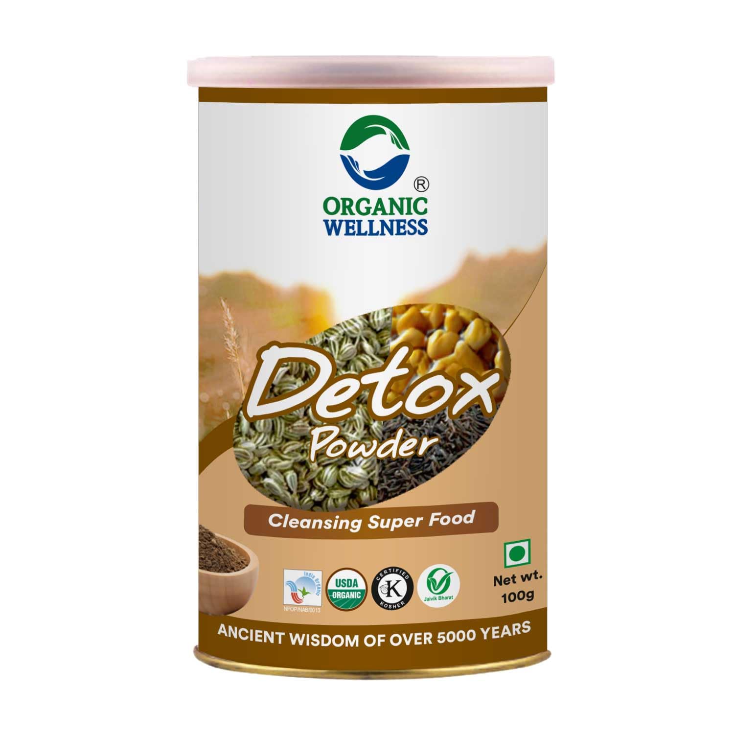 Organic Wellness Detox Powder 100 Gram Pack | For Digestion, Weight Management with Immunity (B07RMG3KFQ) Amazon Price History, Amazon Price Tracker