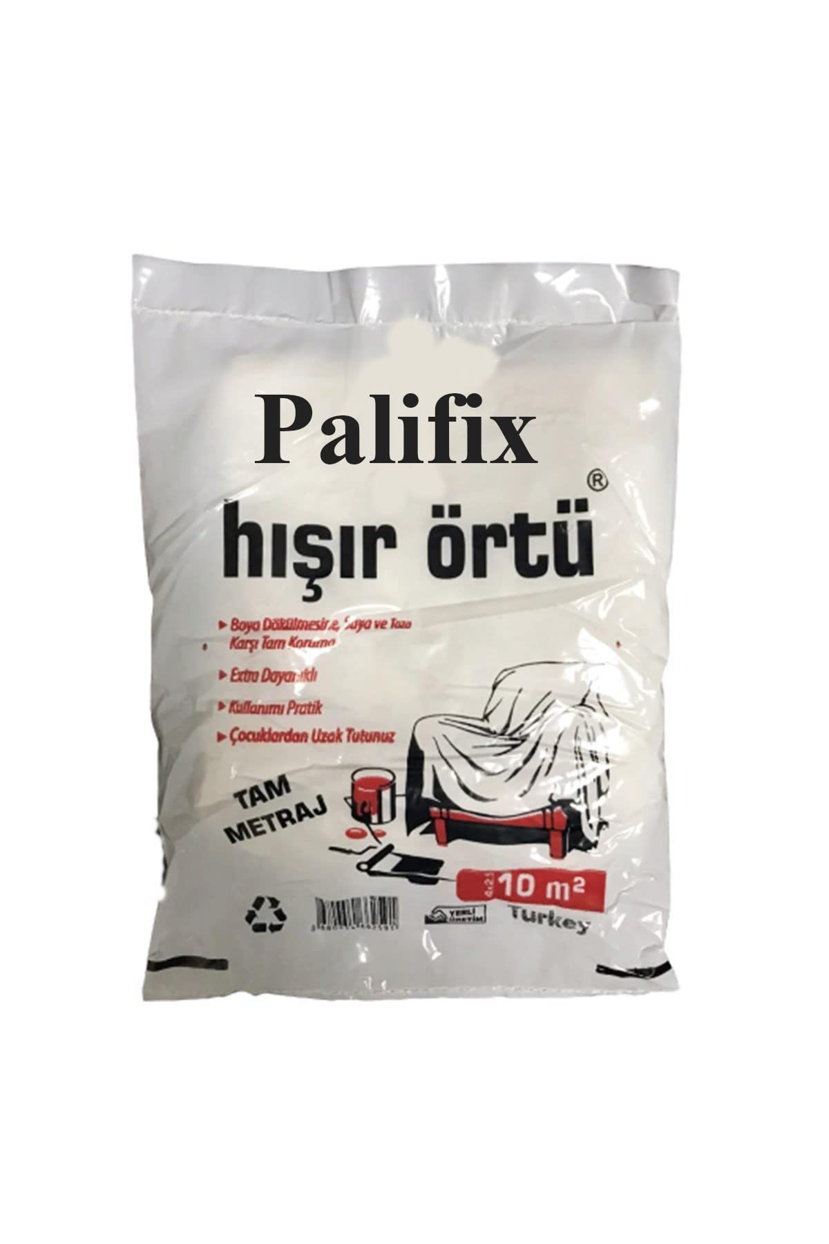 Palifix 2 Adet Eşya Koruma Örtüsü Hışır Örtü Boya Badana Örtüsü 10 M²