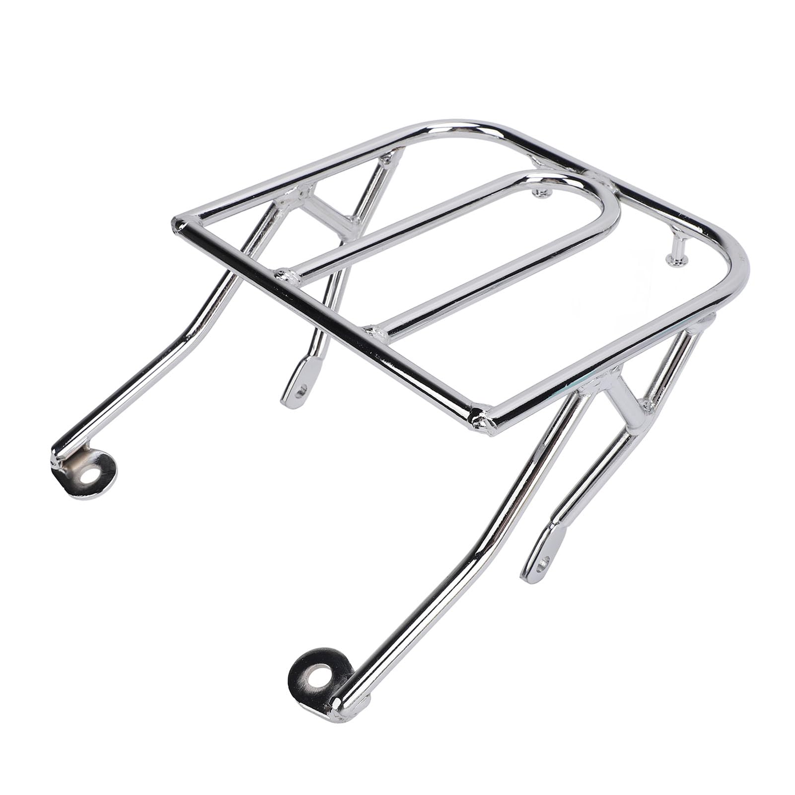 Akozon Estante de Soporte de Carga a Prueba de Herrumbre con Superficie de Pulido de Acero Inoxidable para Motocicletas CT70 ST70 ST50 Z50