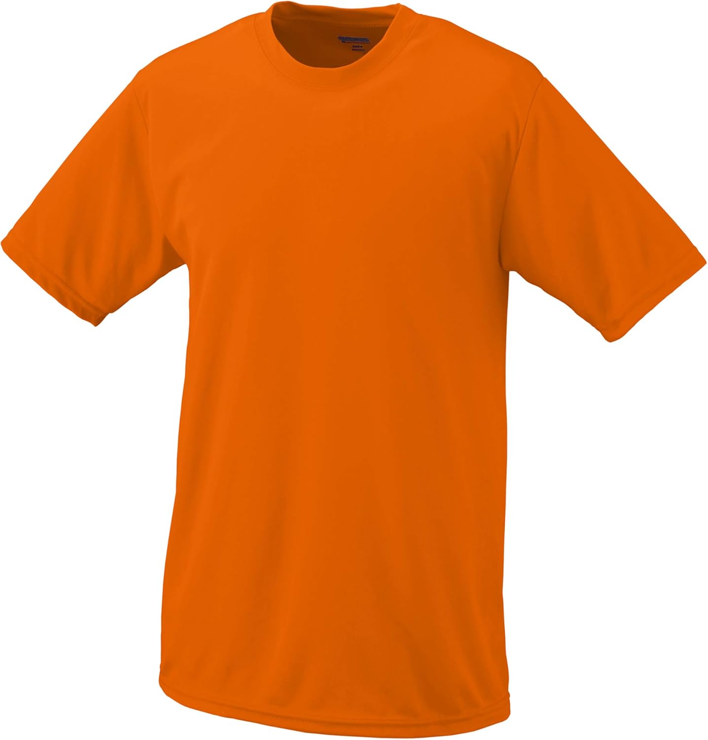 Augusta Sportswear Men's Wicking Tee Shirt, Power Orange, Small