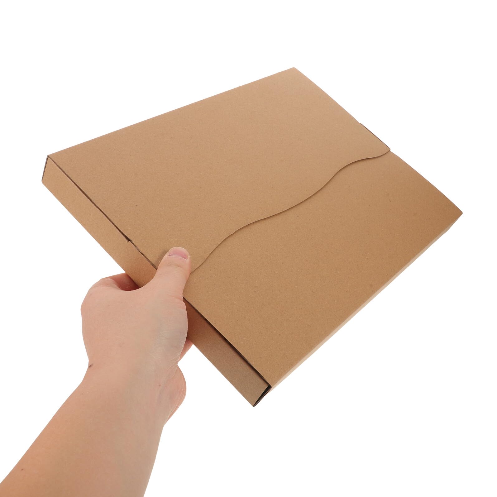 Scatole in Carta Kraft per Spedizione Album e Dischi in Vinile 310x226x28mm, Confezione da 20 Pezzi, Resistenti e Impilabili per Traslochi, Spedizioni e Stoccaggio