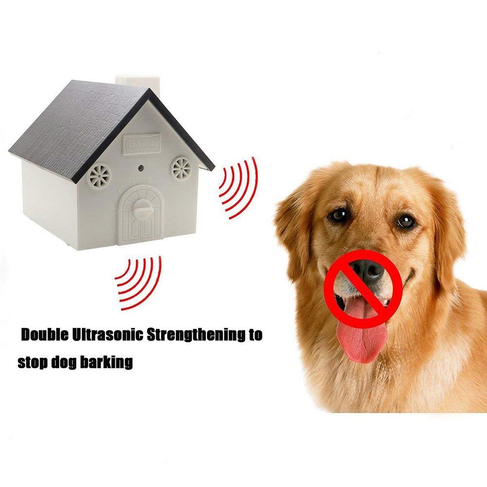 Contrôle des aboiements de Chien à ultrasons intérieur extérieur Anti-aboiement Dispositif d'arrêt de Silencieux Livraison directe