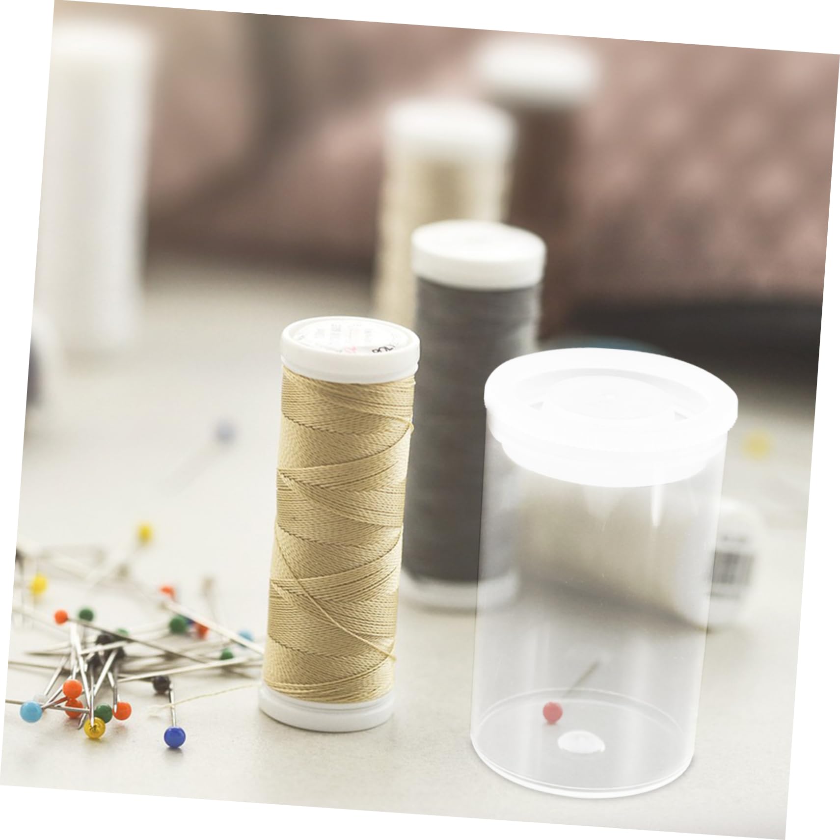 100 Contenitori Portaoggetti Plastica Trasparente con Coperchio Sigillato, Versatile per Film e Modellini, 100 Pezzi, per Cassetti e Tavoli da Trucco