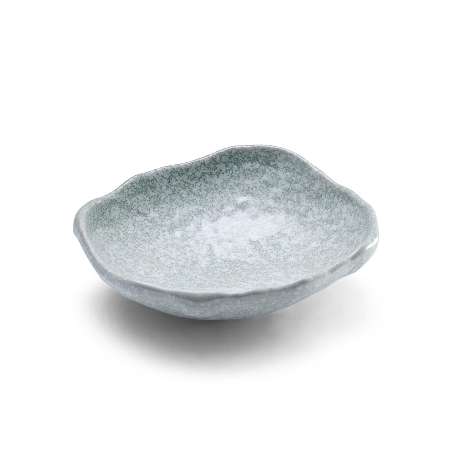 Plato decorativo de cerámica, blanco, 25,4 cm | Gres de borde irregular, plato central, cuenco para llaves, cuenco de frutas, hecho a mano