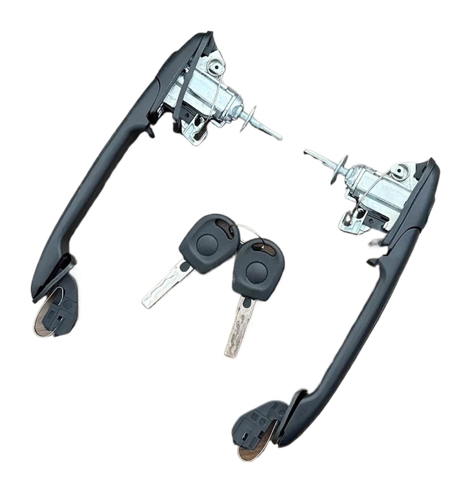 Wekpopmevl One Color Outside Door Handle Cover For Vw For Sharan 1995-2010 Front Left Right Door Handle With 2 Keys Oem:6k0837205 6K0837206 Car Exterior Handles