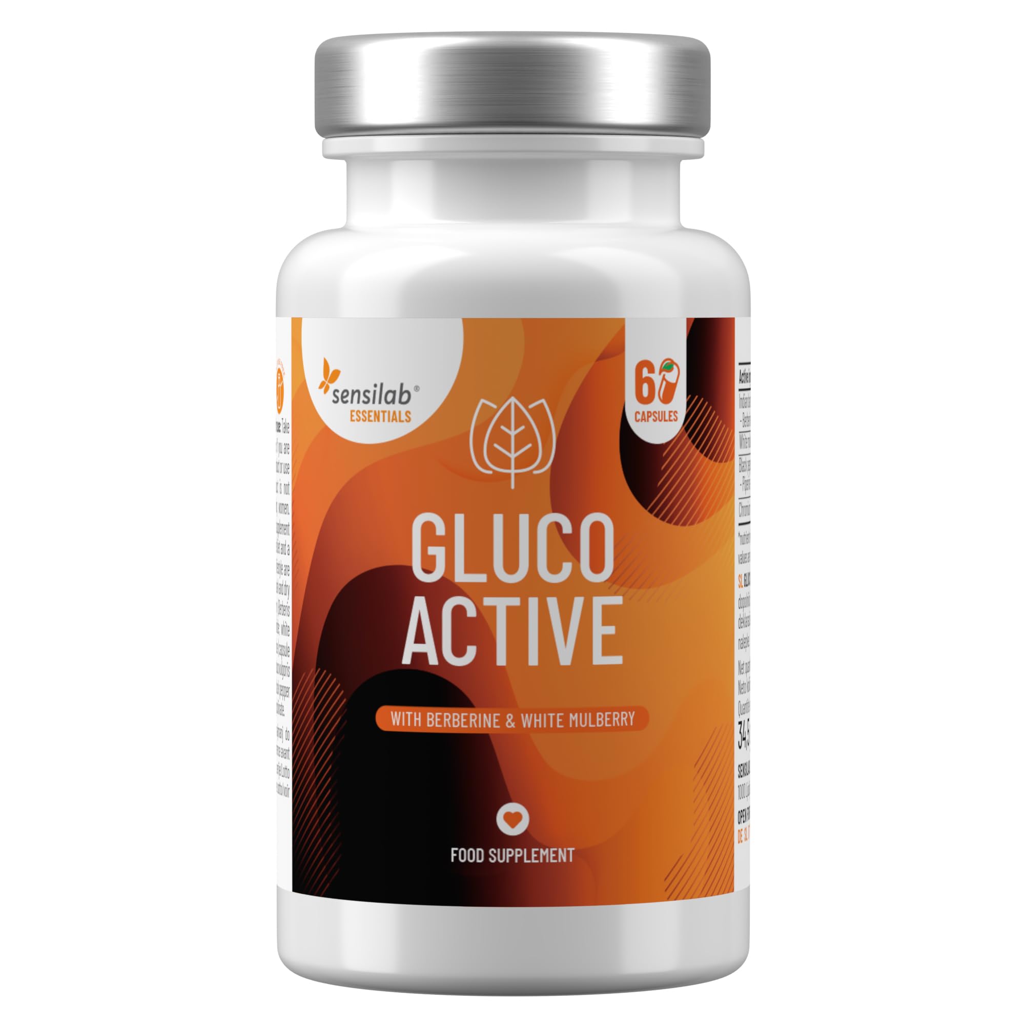 Gluco Formula with Berberine, Chrome and White Mulberry, Vegan, 60  Capsules, Essentials Gluco Active by Sensilab : Amazon.de: Health &  Personal Care