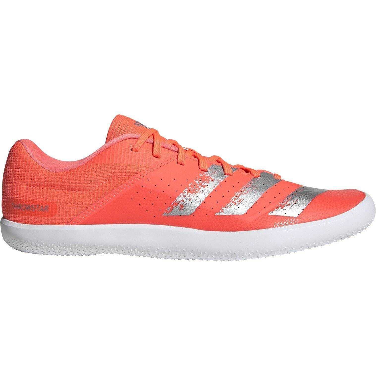 adidas Throwstar Hammer Shot Put Discuss Field Spike Shoe Orange/White - UK 8