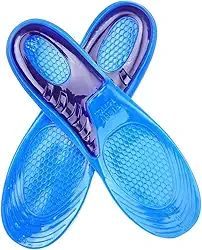 Palmilha Ortopédica Gel Palmilha de silicone Para Dores nos Pés, Alívio De Dor Calcanhar, Esporão, Fascite Plantar Tamanho Único Ajustável Homens e Mulheres - SHACK