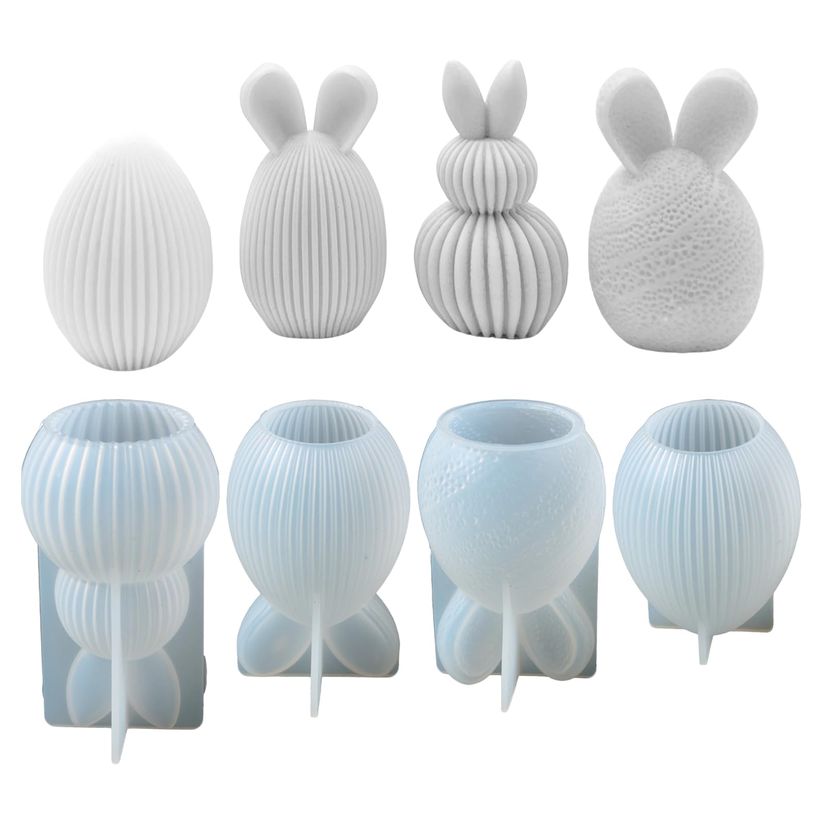 Moule à savon à démoulage facile en silicone pour œuf de Pâques