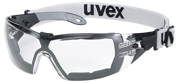 Uvex Pheos Guard Schutzbrille mit Kopfband (kratzfest beschlagfrei) Schutzbrille
