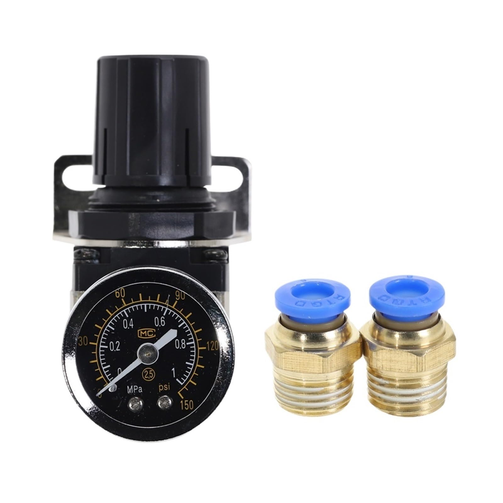 VSPPJYFG AR2000-02 Pressure Regulator G1/4'' Pneumatic Air Handling Components Pressure Regulating Valve(AR2000-02 PC6-02)