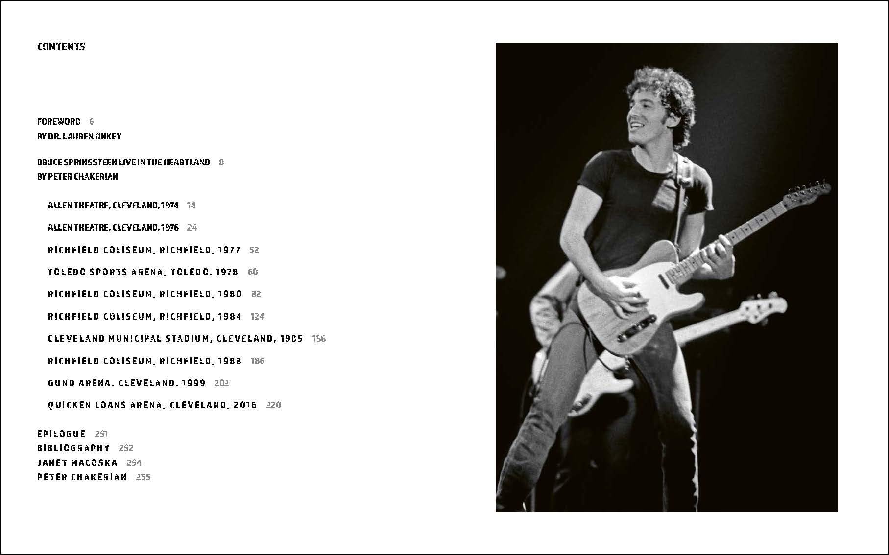 Bruce Springsteen Live by Janet Macoska /anglais: Live in the Heartland