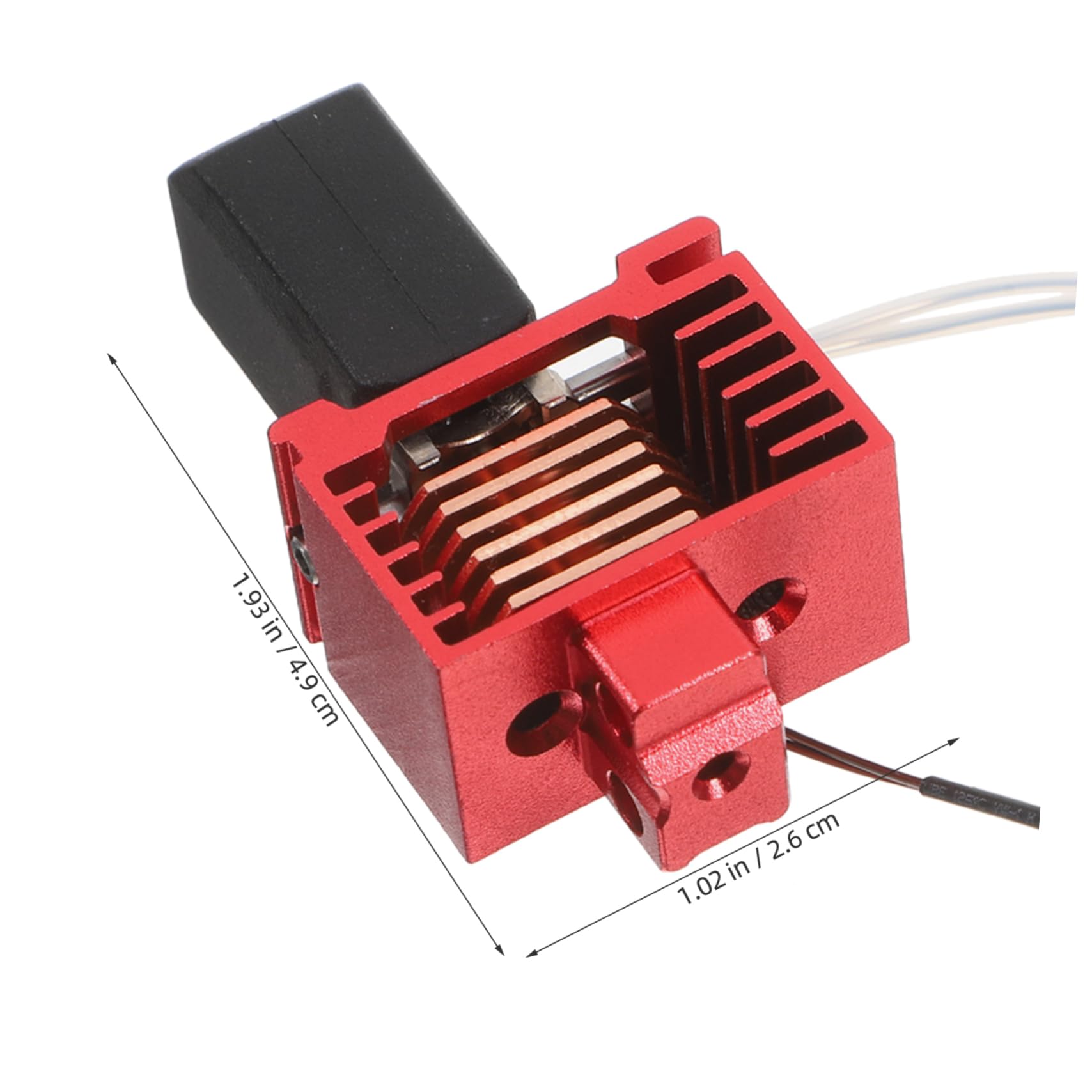 3d-drucker Hotend Bausatz Tz-3.0 für Labs Carbon, 1 Satz | Aluminium und Stahl, 0, 4mm und 0, 6mm Düsen, Kompatibel mit X1 Serie, Rot