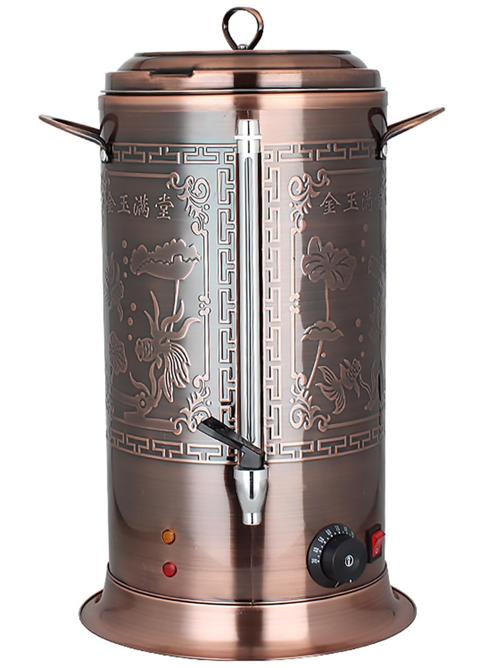 Dispenser di bevande calde in acciaio inox di grado commerciale 304, caldaia di acqua calda per la casa, la festa, l'ufficio, 1800W 220V Energia efficiente e riscaldamento veloce,20L