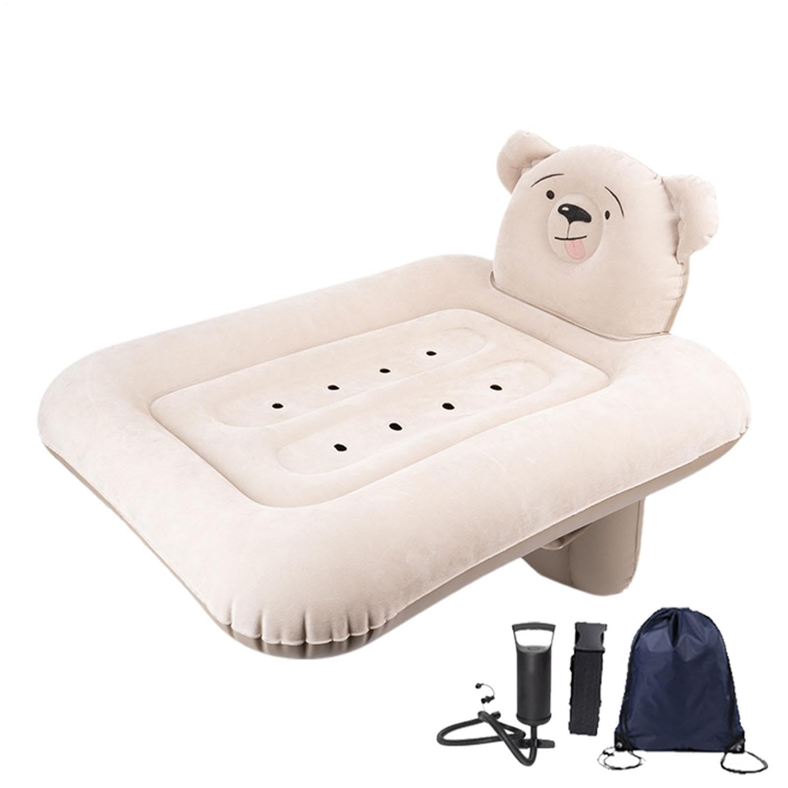 Matelas d'avion pour tout-petit : lit de voyage gonflable compact