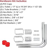 Vista 4 de SeaSense - Kit de barra guía para remolque, para barcos, kayaks, canoas y más, incluye piezas de montaje y accesorios